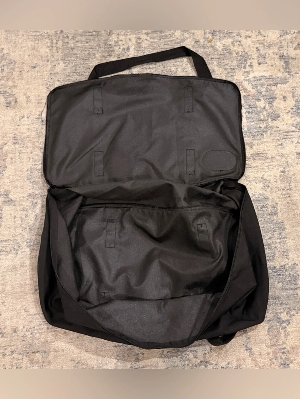 Harley-Davidson Black Duffel Tote Bag with Logo Patch